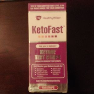 KetoFast ketone test stripes.